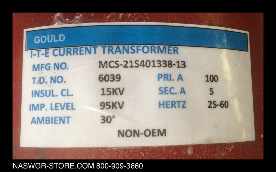 MCS-21S 401338-13 ~ ITE MCS-21S 401338-13 Current Transformer