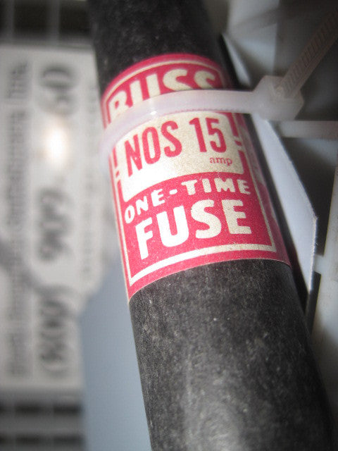 NOS15 , Bussman One-Time Fuse PN: NOS15