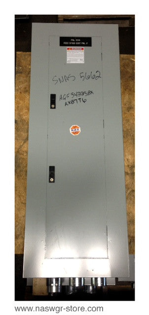AQF3422SBX , AB55B , GE AQF3422SBX A Series Panelboard , NEMA 1 Enclosure , Box: AB55B , NO: AXB7T6 , 225 Amp , 208Y/120 Volts , 3 Phase, 4 Wire , PN: AQF3422SBX
