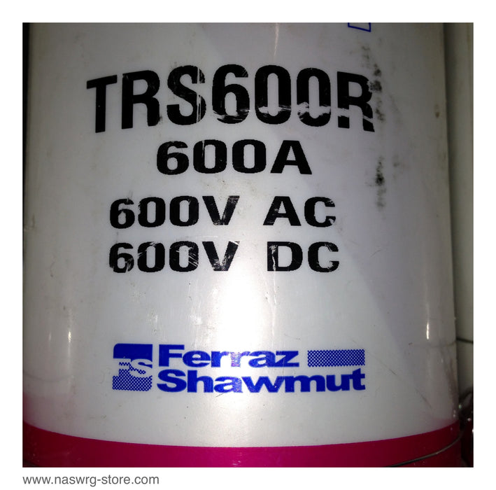 TRS600R , Ferraz Shawmut Dual Element Time Delay Fuse , 600 amp , 600 V AC , 600 V DC , PN: TRS600R
