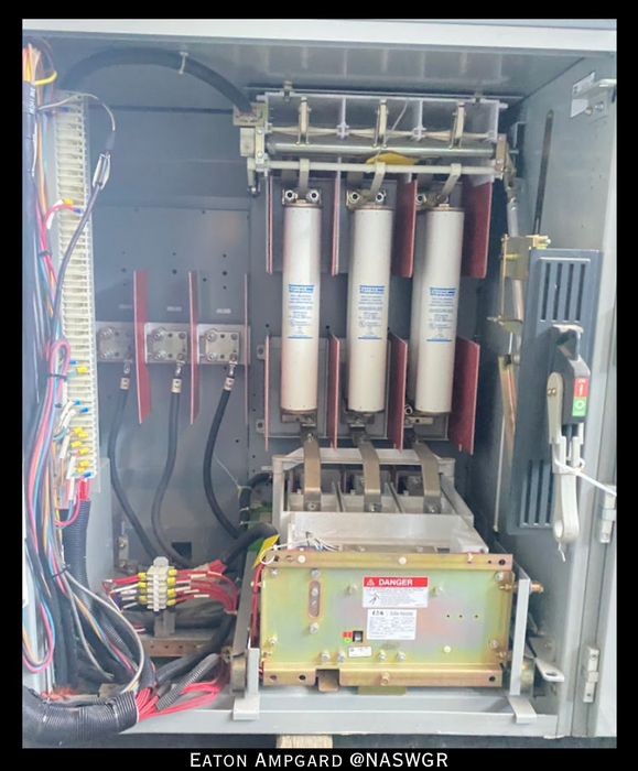 Eaton / Cutler Hammer Ampgard Medium Voltage Control Cell Section- 1333kVA/4160V