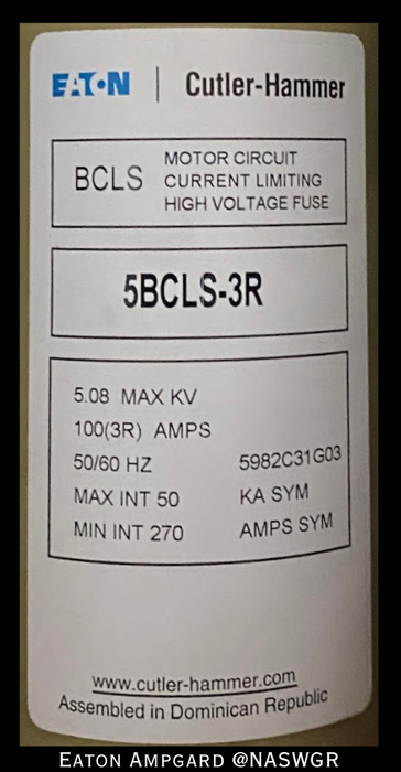 Eaton / Cutler Hammer Ampgard Medium Voltage Control Cell Section- 300HP/4160V