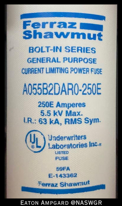 Eaton / Cutler Hammer Ampgard Medium Voltage Control Cell Section- 1150kVA/4160V