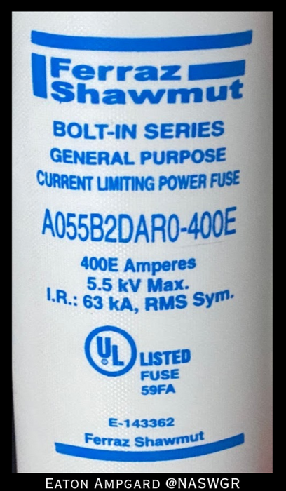 Eaton / Cutler Hammer Ampgard Medium Voltage Control Cell Section- 1150kVA/4160V