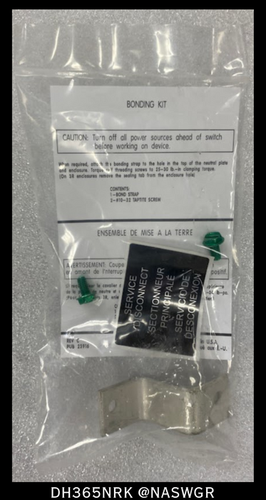 Eaton DH365NRK Heavy Duty Safety Switch - 400A/600V/3P4W/N3R - Unused