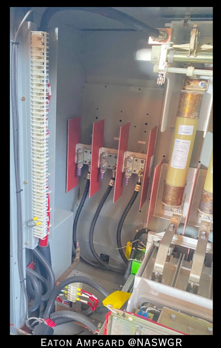 Eaton / Cutler Hammer Ampgard Medium Voltage Control Cell Section- 1250HP/4160V