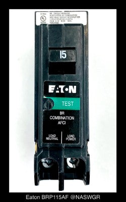 Eaton BRP115AF Molded Case Circuit Breaker - 15 Amp ~ Unused- Lot of 10