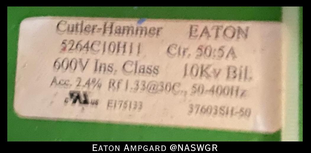 Eaton / Cutler Hammer Ampgard Medium Voltage Control Cell Section- 1333kVA/4160V