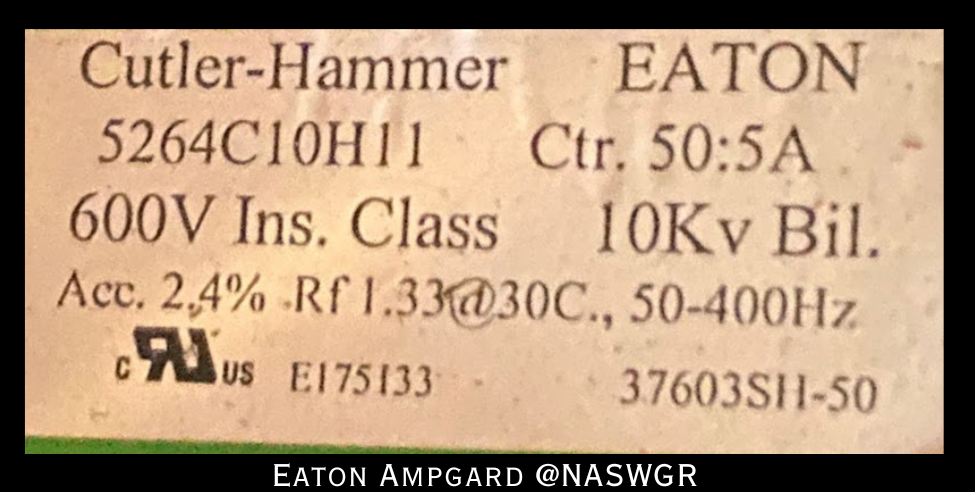 Eaton / Cutler Hammer Ampgard Medium Voltage Control Cell Section- 1750HP/4160V