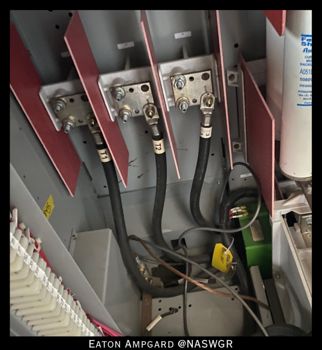 Eaton / Cutler Hammer Ampgard Medium Voltage Control Cell Section- 1750HP/4160V