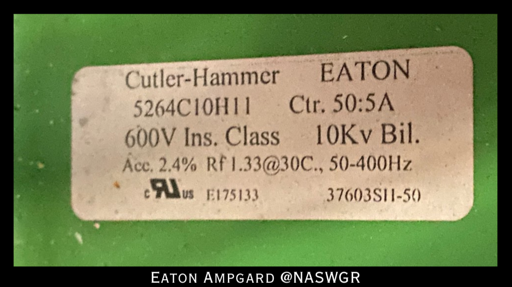 Eaton / Cutler Hammer Ampgard Medium Voltage Control Cell Section- 1750HP/4160V