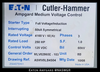Eaton / Cutler Hammer Ampgard Medium Voltage Control Cell Section- 250HP/4160V