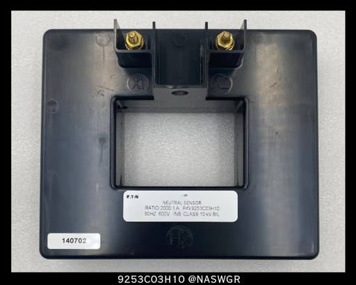 Eaton 9253C03H10 Ground Fault Sensor - 2000:1 Amp - Unused