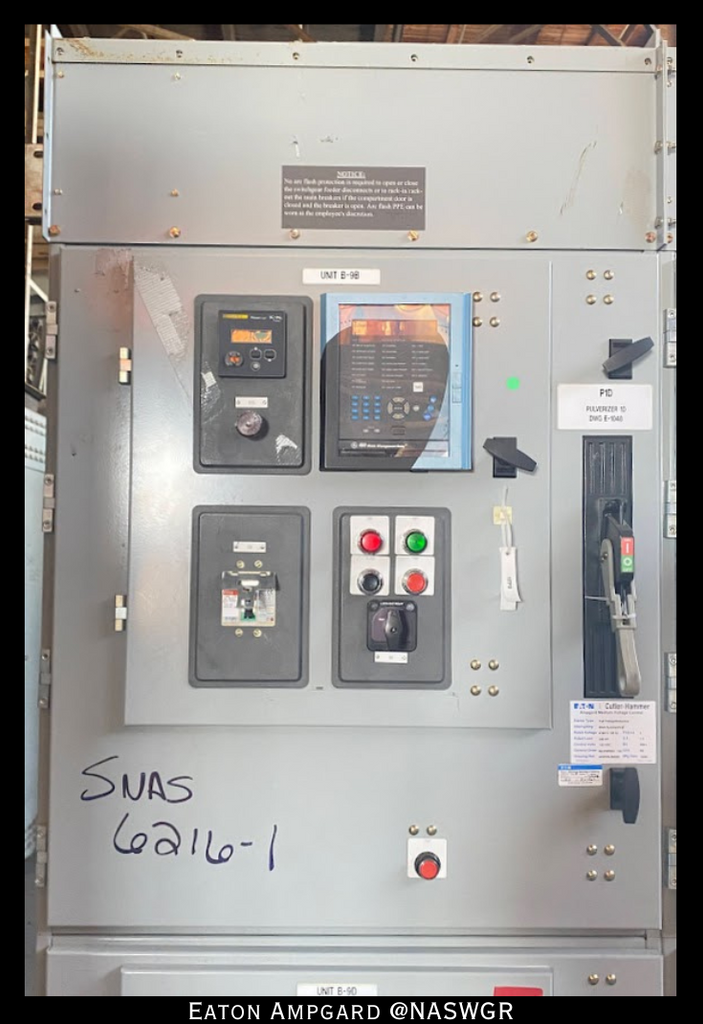 Eaton / Cutler Hammer Ampgard Medium Voltage Control Cell Section- 250HP/4160V