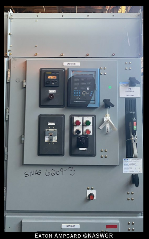 Eaton / Cutler Hammer Ampgard Medium Voltage Control Cell Section- 250HP/4160V