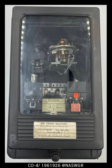 Westinghouse CO-4/ 1961926 Relay - 4-12A