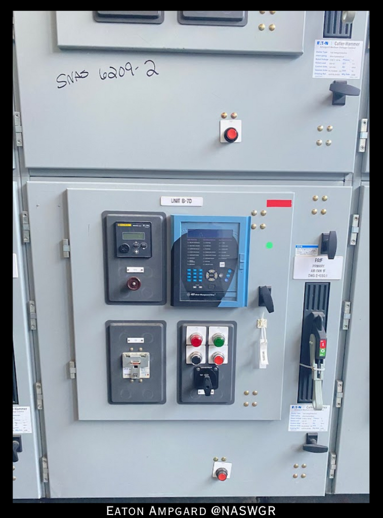 Eaton / Cutler Hammer Ampgard Medium Voltage Control Cell Section- 300HP/4160V