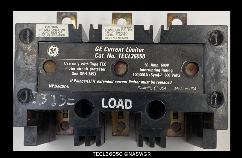 General Electric TECL36050 Current Limiter - 50A/600V
