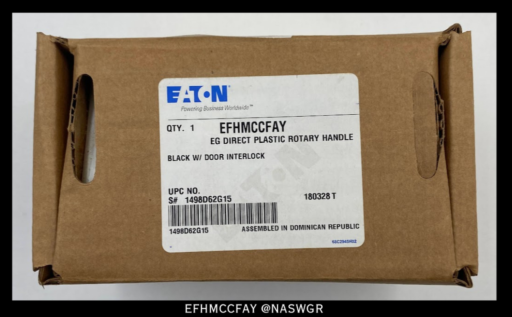 Eaton EFHMCCFAY EG Direct Plastic Rotary Handle - Unused