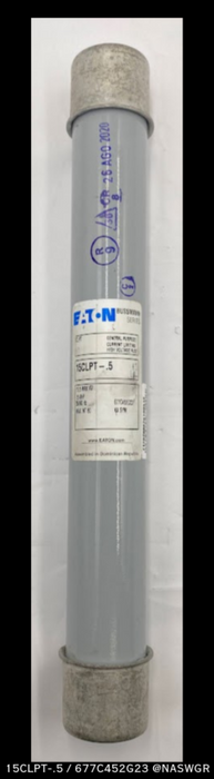 Eaton 15CLPT-.5 / 677C452G23 Current Limiting High Voltage Fuse - .5 Amp, 15.5kV