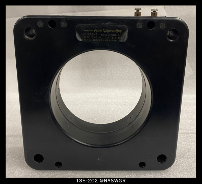 Abbott Magnetics 135-202 Current Transformer - 2000:5 Amp