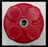 Red Glastic Insulator 4"