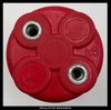 Red Glastic Insulator 6"