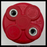 Red Glastic Insulator 6"