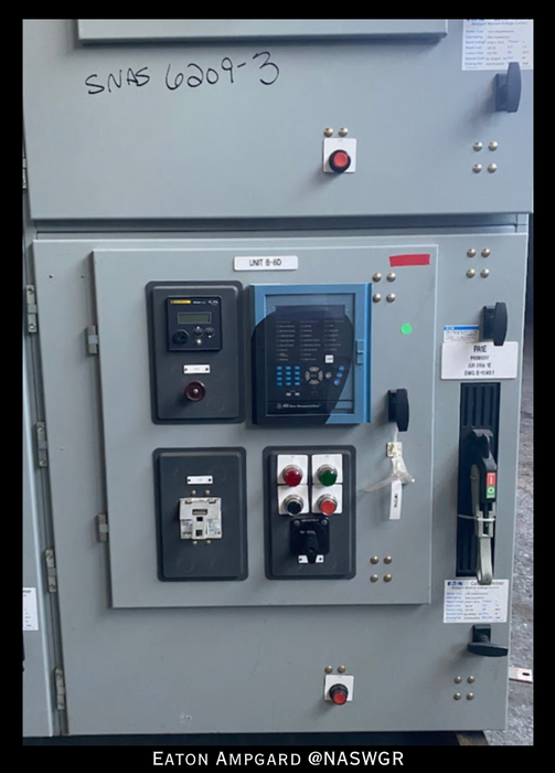 Eaton / Cutler Hammer Ampgard Medium Voltage Control Cell Section- 300HP/4160V