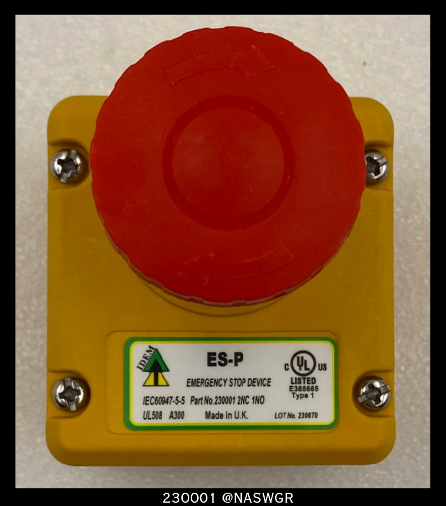 IDEC 230001 Emergency Stop Device