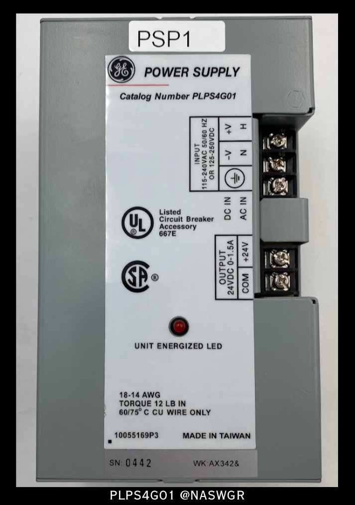 General Electric PLPS4G01 Power Supply