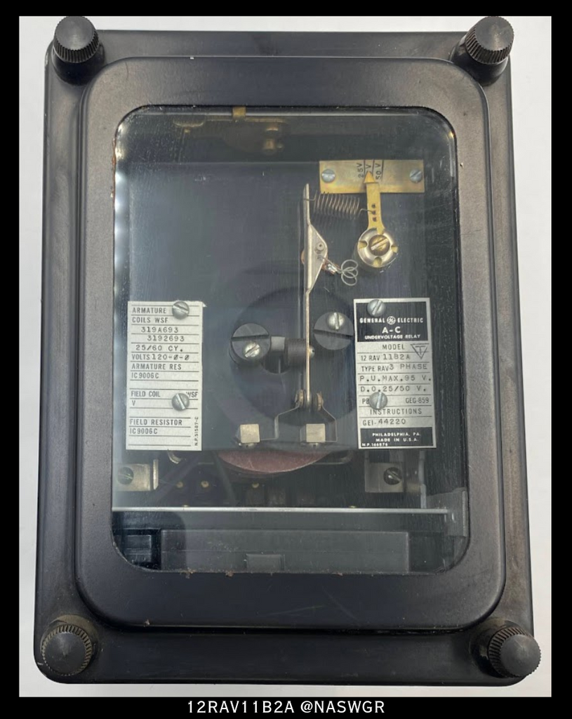 GE 12RAV11B2A, A-C Undervoltage Relay - 95V