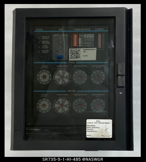 General Electric Multilin SR735 Feeder Protection Relay SR735-5-1-HI-485