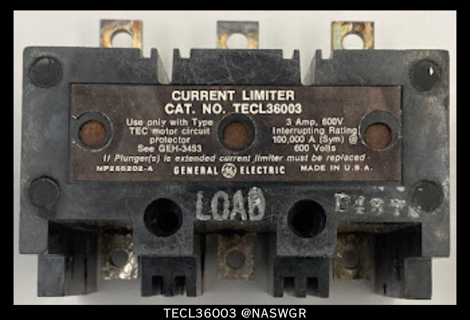 General Electric TECL36003 Current Limiter - 3A/600V