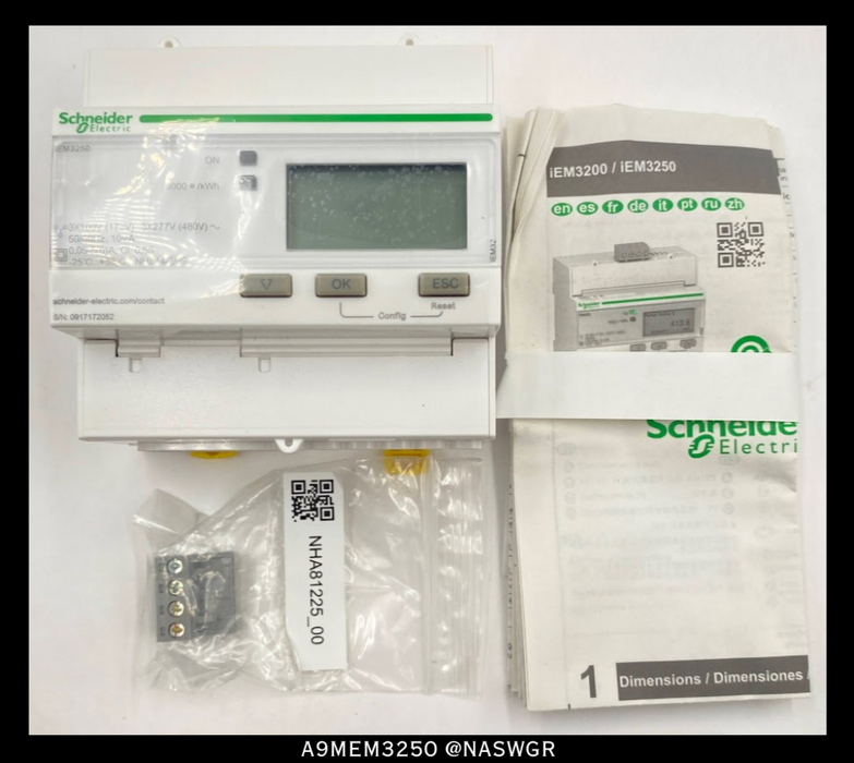 SCHNEIDER ELECTRIC A9MEM3250 WATT HOUR METER - 6A - UNUSED