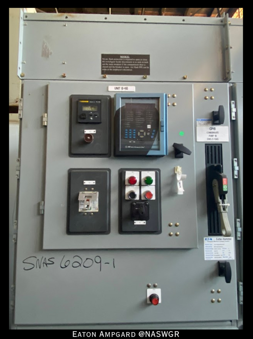 Eaton / Cutler Hammer Ampgard Medium Voltage Control Cell Section- 600HP/4160V