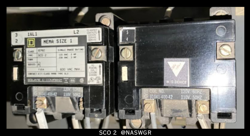 Square D 8702SCO2V02 Reversing Contactor - 27Amp, 120vAC Coil
