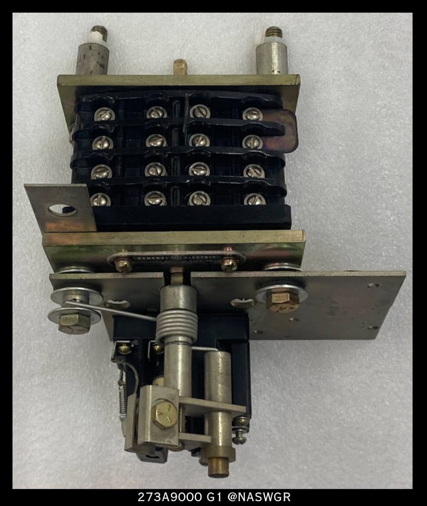 General Electric VB PowerVac Breaker SB-12 Auxiliary Switch/ Y Relay PN: 273A9000 G1