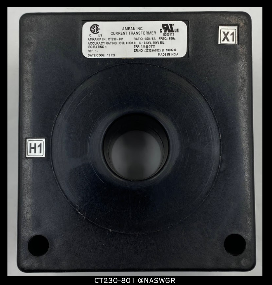 Amran CT230-801 Current Transformer - 800:5A