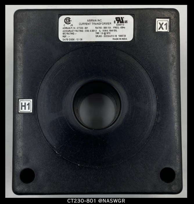 Amran CT230-801 Current Transformer - 800:5A