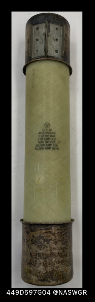 Westinghouse 449D597G04 Type CLS-12 Fuse