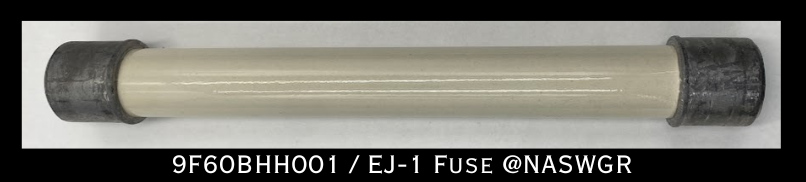 General Electric EJ-1, 9F60BHH001 Current Limiting Fuse - 1E Amp / 15.5KV
