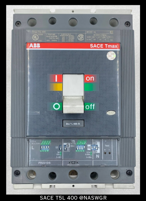 ABB SACE Tmax T5L 400 Molded Case Circuit Breaker - 400 Amp