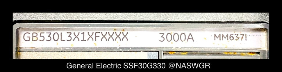 GE PowerBreak II SSF30G330 Breaker (M/O,B/I) - 3000 Amp