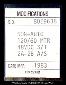 Westinghouse PC32000NW Molded Case Switch - 2000 Amp