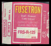 FRS-R-125 , Bussmann Fusetron FRS-R-125 Dual Element Time Delay Fuse , Class RK5 , PN: FRS-R-125