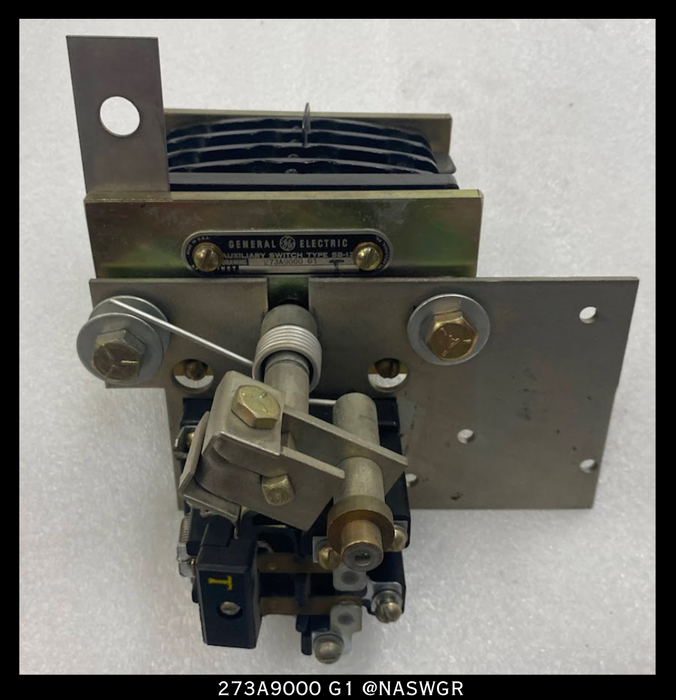 General Electric VB PowerVac Breaker SB-12 Auxiliary Switch/ Y Relay PN: 273A9000 G1