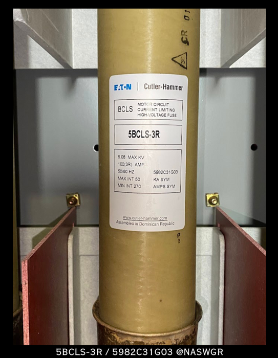 Eaton 5BCLS-3R, 5982C31G03 Fuse - 100(3R) Amp