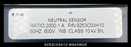 Eaton 9253C03H10 Ground Fault Sensor - 2000:1 Amp - Unused