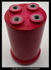 Rostone Corp. Red Glastic H2186 Insulator 6"